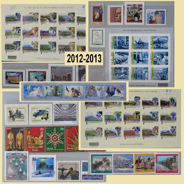 Italiaanse Republiek 2012/2013 - Two year sets - Michel: 3503/3673