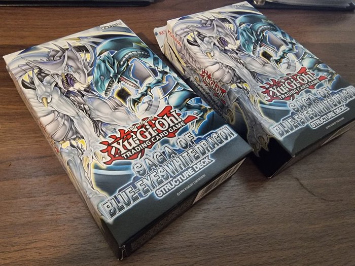 Konami - Yu-Gi-Oh! - Themendeck - preconstructed (02) 2x blue eyes white dragon deck's - sealed MINT - ENG - yugioh kaarten