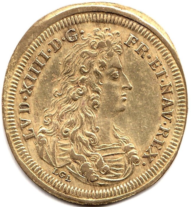 France. Louis XIIII. Rechenfennig/Jeton Period 1680-1699