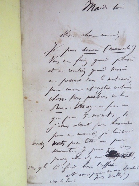 Signé; Jules Vallès - Jacques Vingtras [avec une lettre autographe de Vallès] - 1879