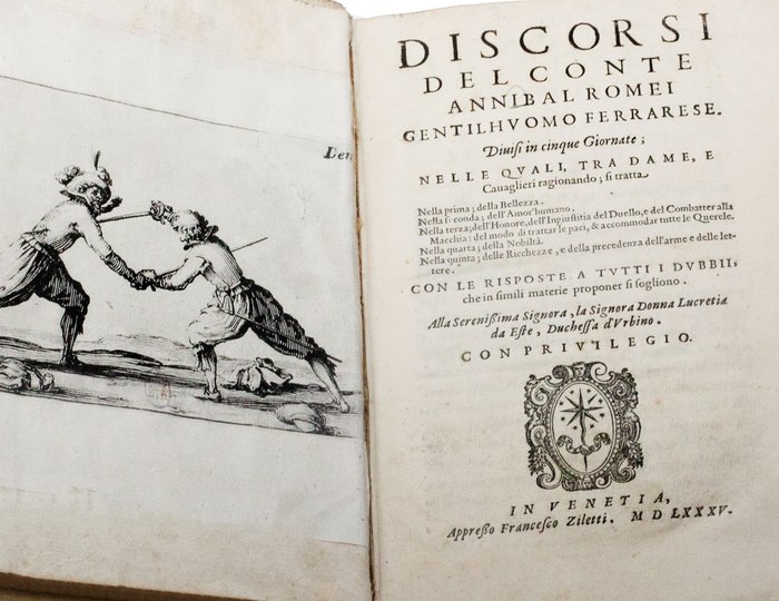 Conte Annibale Romei, gentilhuomo Ferrarese - Discorsi - 1585