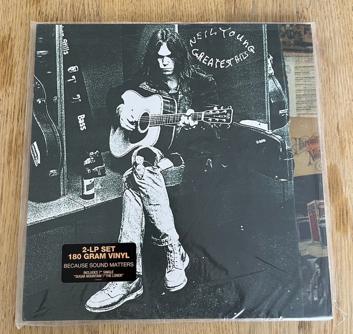Neil Young - Greatest Hits + The Loner/ Sugar Mountain - 2x LP Album (Doppelalbum), 7-Zoll- Schallplatte - 180 Gramm - 2004/2004