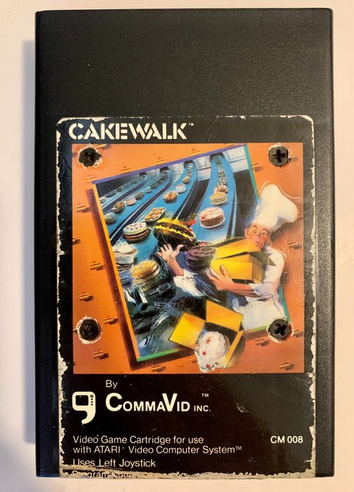 Cakewalk (CommaVid) ***RARE Atari game*** - Atari 2600 game (1) - Uten original eske