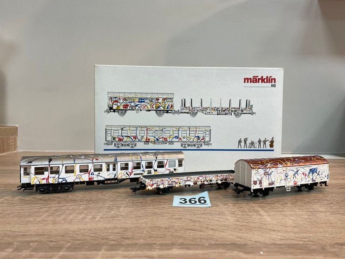Märklin H0 - 4503 - Coffret de wagon de marchandises - Train d'été de la Sarre - DB
