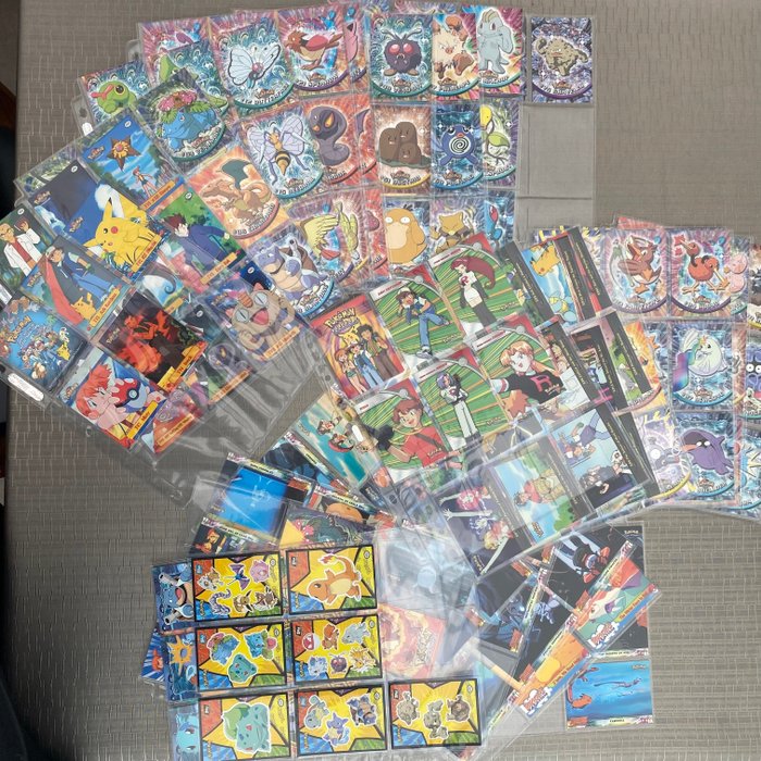 TOPPS Pokémon - Collection Series 1 complete + Series 2 complete + Mewtwo returns + extra TOPPS pokemon cards