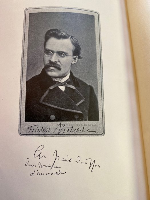 Friedrich Nietzsche, Deussen, Wiegand - Ein psychologischer Versuch - 1893/1910