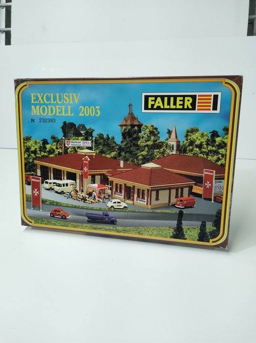 Faller N - 232393 - Scenery - construction kit emergency service center - Exclusive model 2003