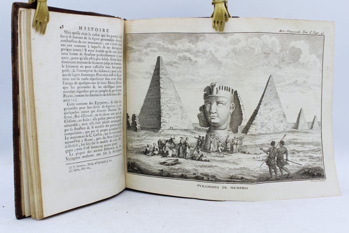Une Société de Gens de Lettres - Histoire Universelle Depuis Le Commencement du Monde... - Histoire d'Egypte, Peuples de Canaan... - 1779