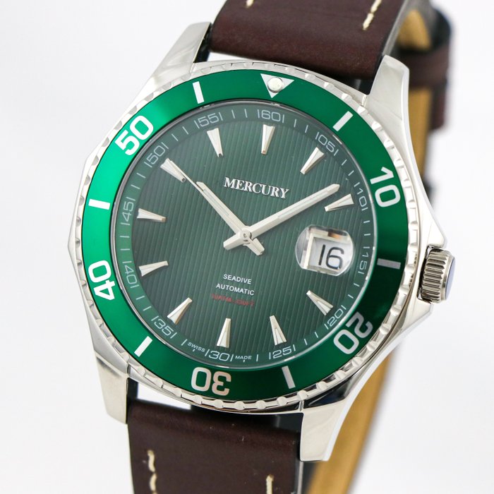 Image 2 of MERCURY - NEW MODEL - SEADIVE - Automatic Swiss Watch - MEA481-SL-12 "NO RESERVE PRICE" - Men - 201
