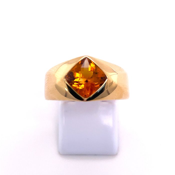 Image 2 of Chanel - 18 kt. Gold, Yellow gold - Ring Citrine