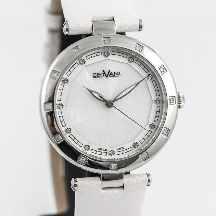 Preview of the first image of GEOVANI - Swiss Diamond Watch - GOL583-SL-D-7 "NO RESERVE PRICE" - Women - 2011-present.