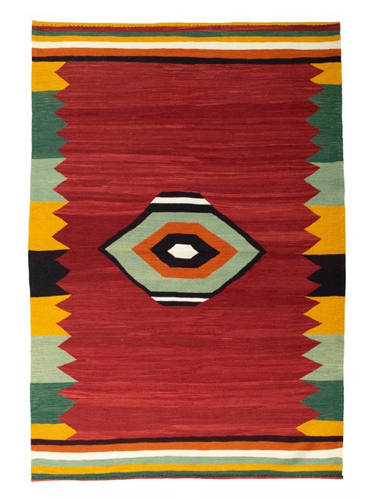 设计师 Kilim - Fars - 凯利姆平织地毯 - 197 cm - 138 cm