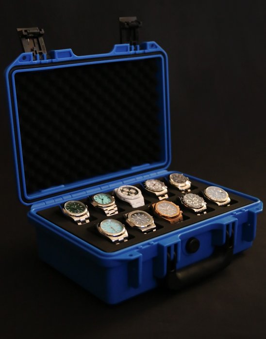 Elbrus Horology - Onverwoestbare Horlogekoffer voor 10 Horloges - Originele EH Timepiece Valet -