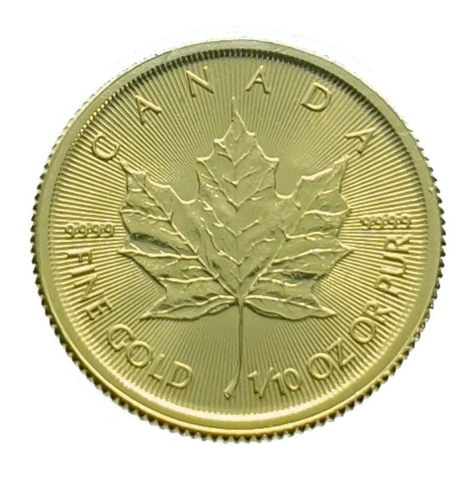 Canada. 5 Dollars 2015 - Maple Leaf 1/10 Oz
