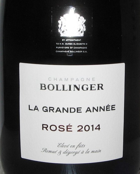 2014 Bollinger, Bollinger "La Grande Année" Rosé - 香槟地 - 1 Bottle (0.75L)