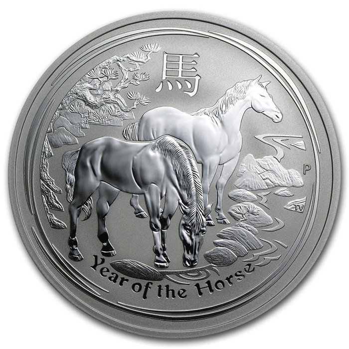 Australia. 2 Dollars 2014 - Lunar Horse - 2 Oz