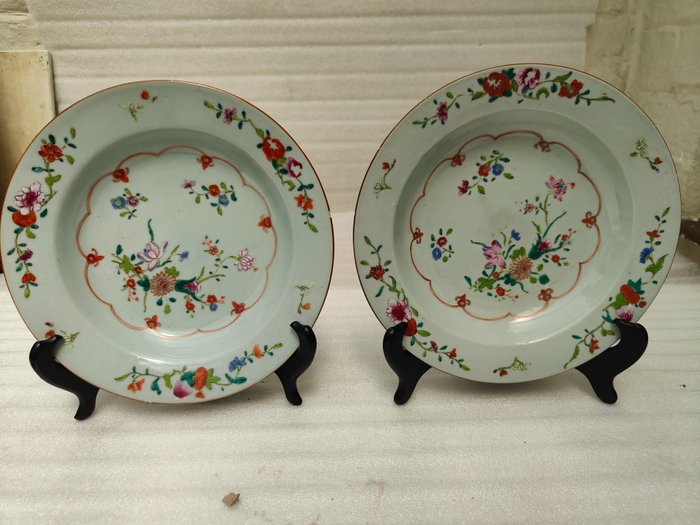 Plates - Porcelain - China - Qing Dynasty (1644-1911)