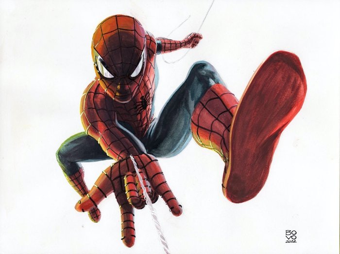 Lorenzo Bovo - Spiderman - Loose page