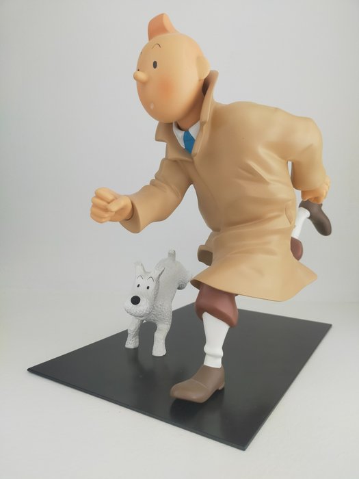 Tintin - Statuette Moulinsart 45101 - Tintin et Milou, running - l'ile noire - (1997)