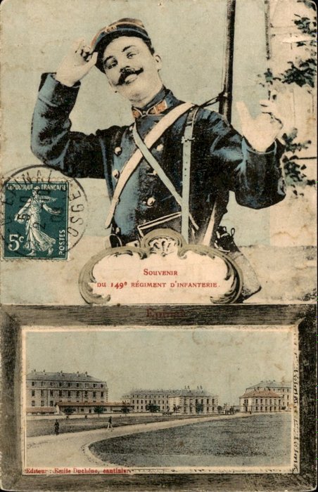 France - Europe - Cartes postales (Collection de 136) - 1900-1950