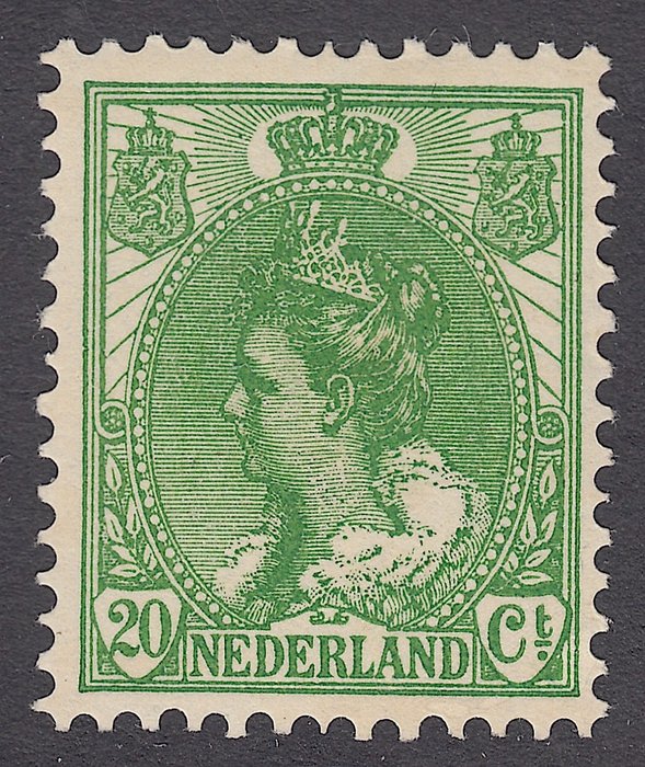 Nederland 1899 - Koningin Wilhelmina 'Bontkraag' - NVPH 68