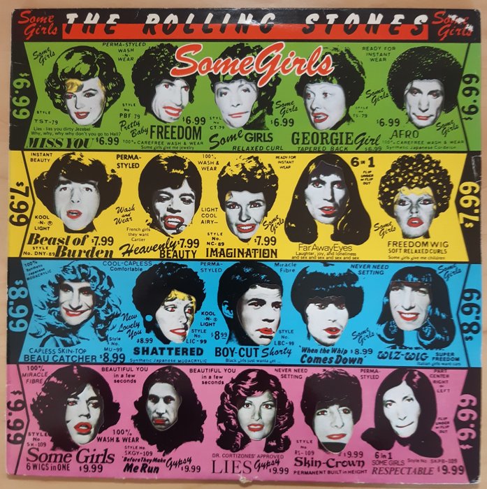 The Rolling Stones - Some Girls (Orange vinyl) - LP Album - Farbiges Vinyl - 1978/1978