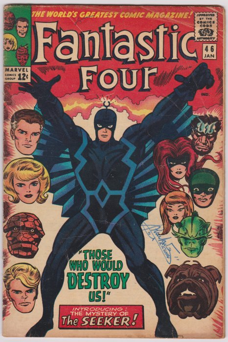 The Fantastic Four 46 - Those Who Would Destroy Us - Stapled (1966)