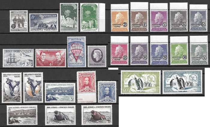 Australien 1930/1959 - 6 complete sets MNH.