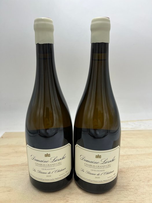 2020 Chablis Grand Cru "Les Blanchots" La Réserve de l'Obédience - Domaine Laroche - Chablis - 2 Bottiglia (0,75 litri)