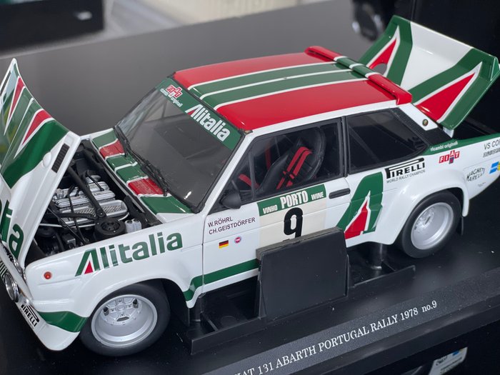 Kyosho - 1:18 - Fiat 131 Abarth - Portugal Rally 1978 #9