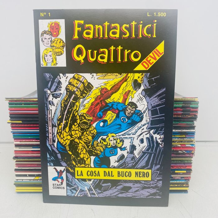 Fantastici Quattro nn. 1/170 - Sequenza completa  con gadget - Geniet - Eerste druk - (1988/1999)
