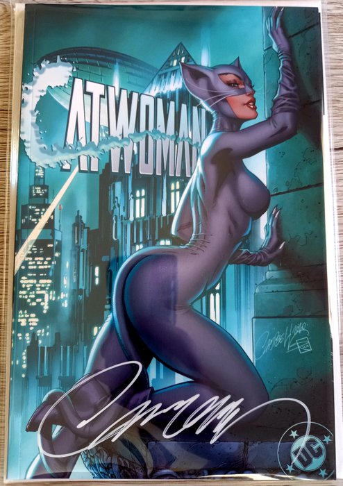 Catwoman #1 " 80th Anniversary JSC EXCLUSIVE" - Signed by J.Scott Campbell !! Limited to 1200 copies ! - Eerste druk (2020)