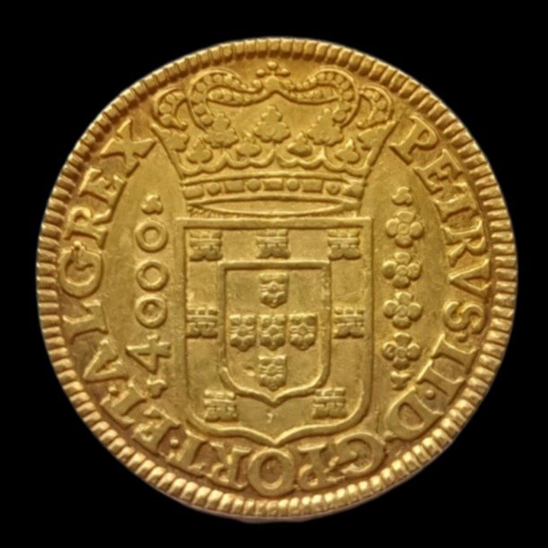 Portugal. D. Pedro II (1683-1706). Moeda (4.800 Reis) 1706 - Lisboa - Escassa