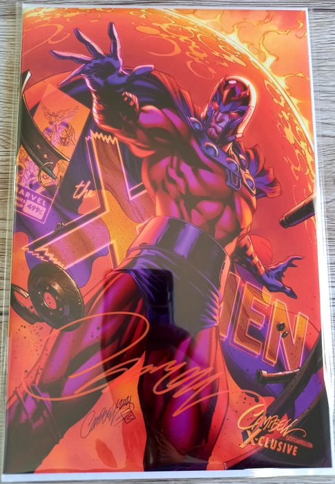X-MEN LEGENDS #1 "Magneto JSC Exclusive" - Signed by J.Scott Campbell !! Limited to 1600 Copies ! - Eerste druk (2021)
