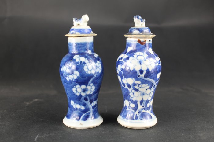 Jars (2) - Porcelain - China - Late 19th century