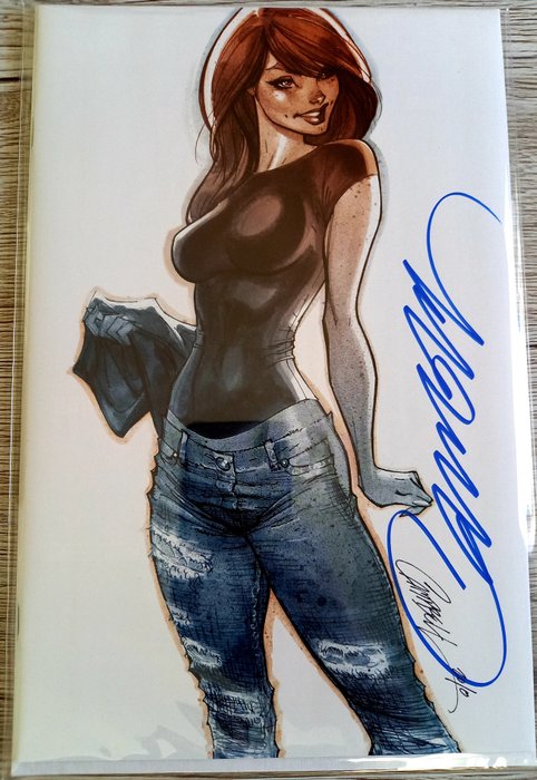 Amazing Spider-Man # 14 JSC EXCLUSIVE "SDCC 2019 Exclusive Edition "!! - Signed by J.Scott Campbell !! Limited only 1500 Copies !! - Eerste druk (2019)