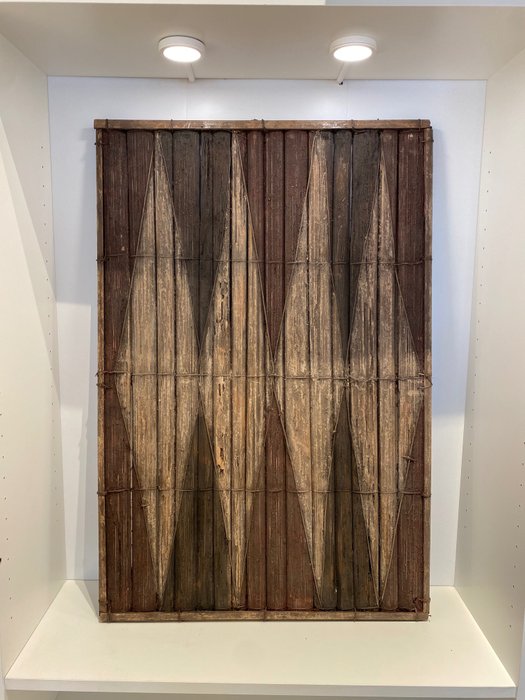 Panel - Salampasu - 85cm (1) - Wood, pigment - salampasu - Congo 