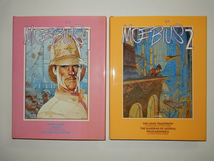Moebius - 2x luxe bundeling - Engelstalig - Genummerd en gesigneerd - Hardcover - Eerste druk - (1988)