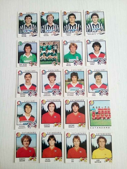 Panini - Calciatori 1982/83 - 80 original loose stickers