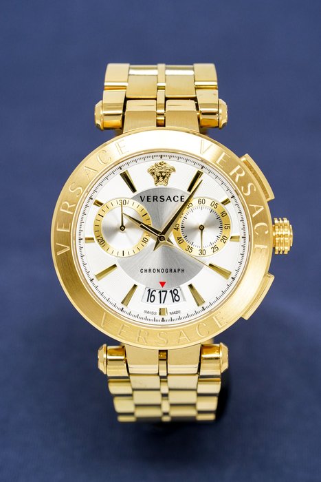 Image 3 of Versace - Chronograph Aion Gold - VBR060017 - Men - 2011-present