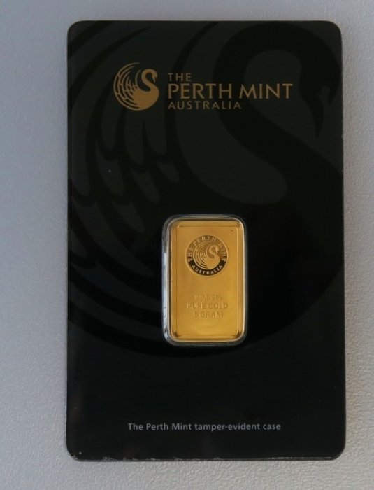 5 gramas - Ouro - Perth Mint