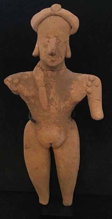 Colima Ceramica Figura femminile in piedi - Messico