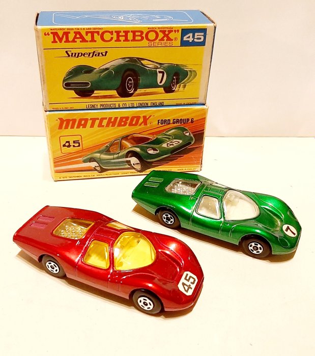 Matchbox - 1:64 - Ford Group 6 - 'Superfast' 2 pcs variants n. 45