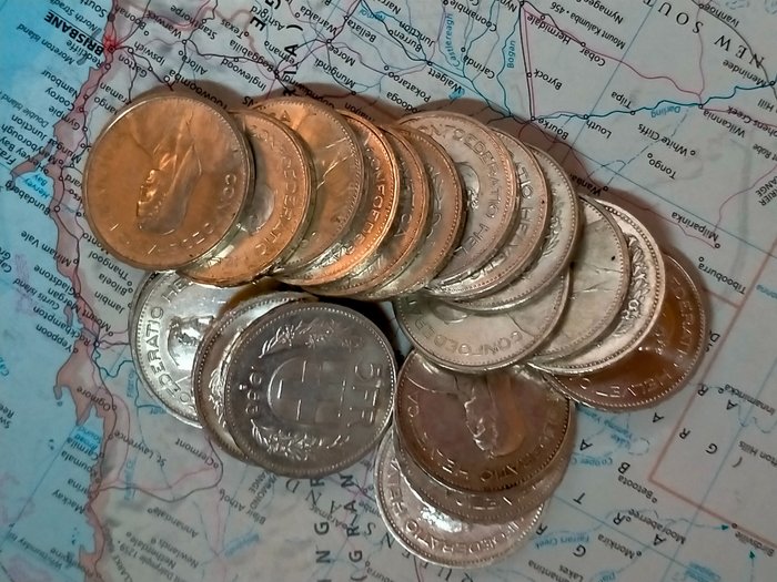 Zwitserland. 5 Francs 1935-67 (20 pezzi)