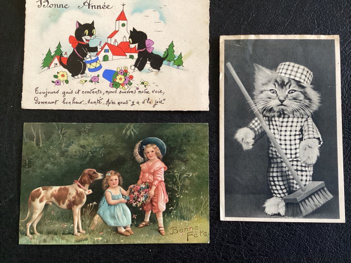 Belgien - Tiere - Postkarten (87) - 1900-1940