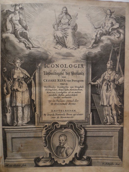 Cesare Ripa e.a. - Iconologia of uytbeeldingen des verstands. Waer in verscheiden afbeeldingen van deughden, ondeughden - 1644
