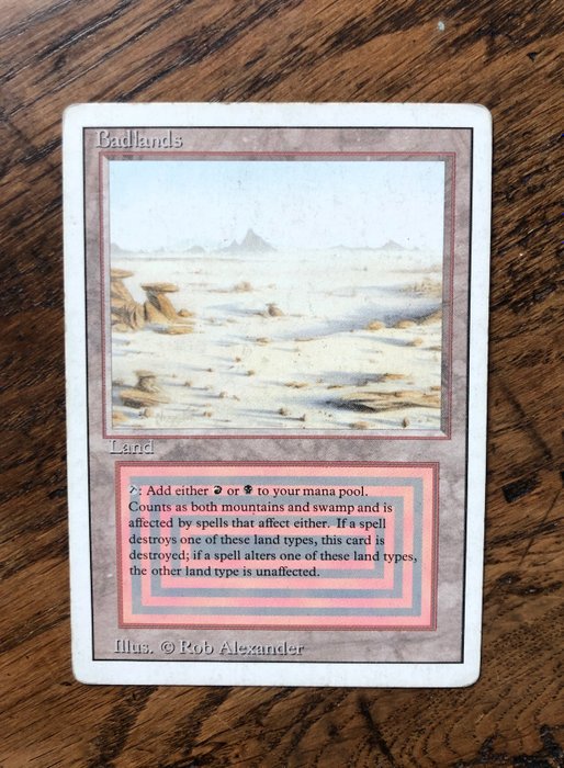 Wizards of The Coast - Magic: The Gathering - Trading card Badlands - Revised (PL)