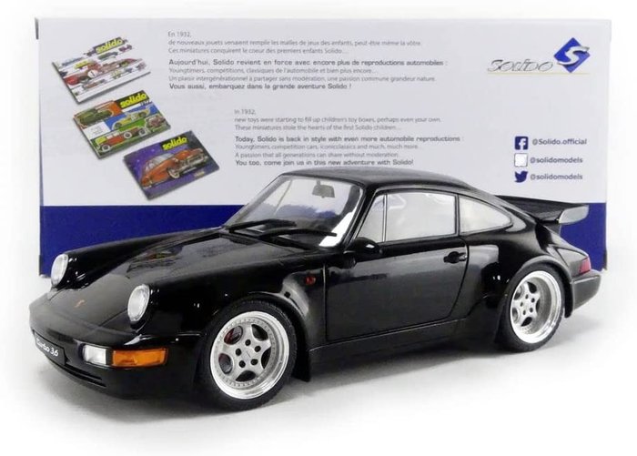 Preview of the first image of Solido - 1:18 - Porsche 911 (964) Turbo 1990.