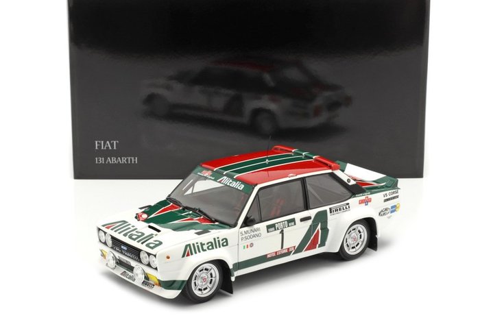 Kyosho - 1:18 - Fiat 131 Abarth #1 Portugal Rally 1978