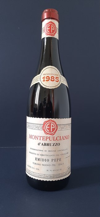 1985 Emidio Pepe, Montepulciano d'Abruzzo - Abruzzo - 1 Bottle (0.75L)